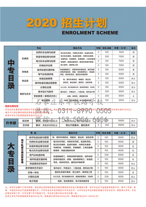 4月報(bào)名石家莊東華鐵路學(xué)校是什么時(shí)候入學(xué)？