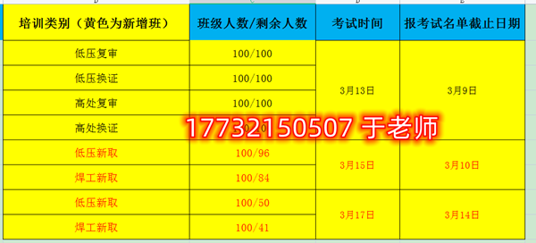 3月石家莊應(yīng)急管理局電工證考試時間安排