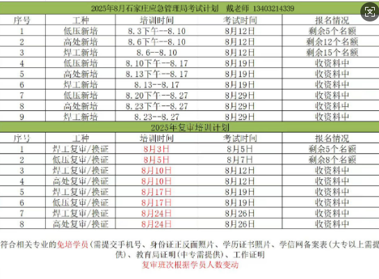 石家莊辦理電工證7-10天，流程簡(jiǎn)單（官方報(bào)名）